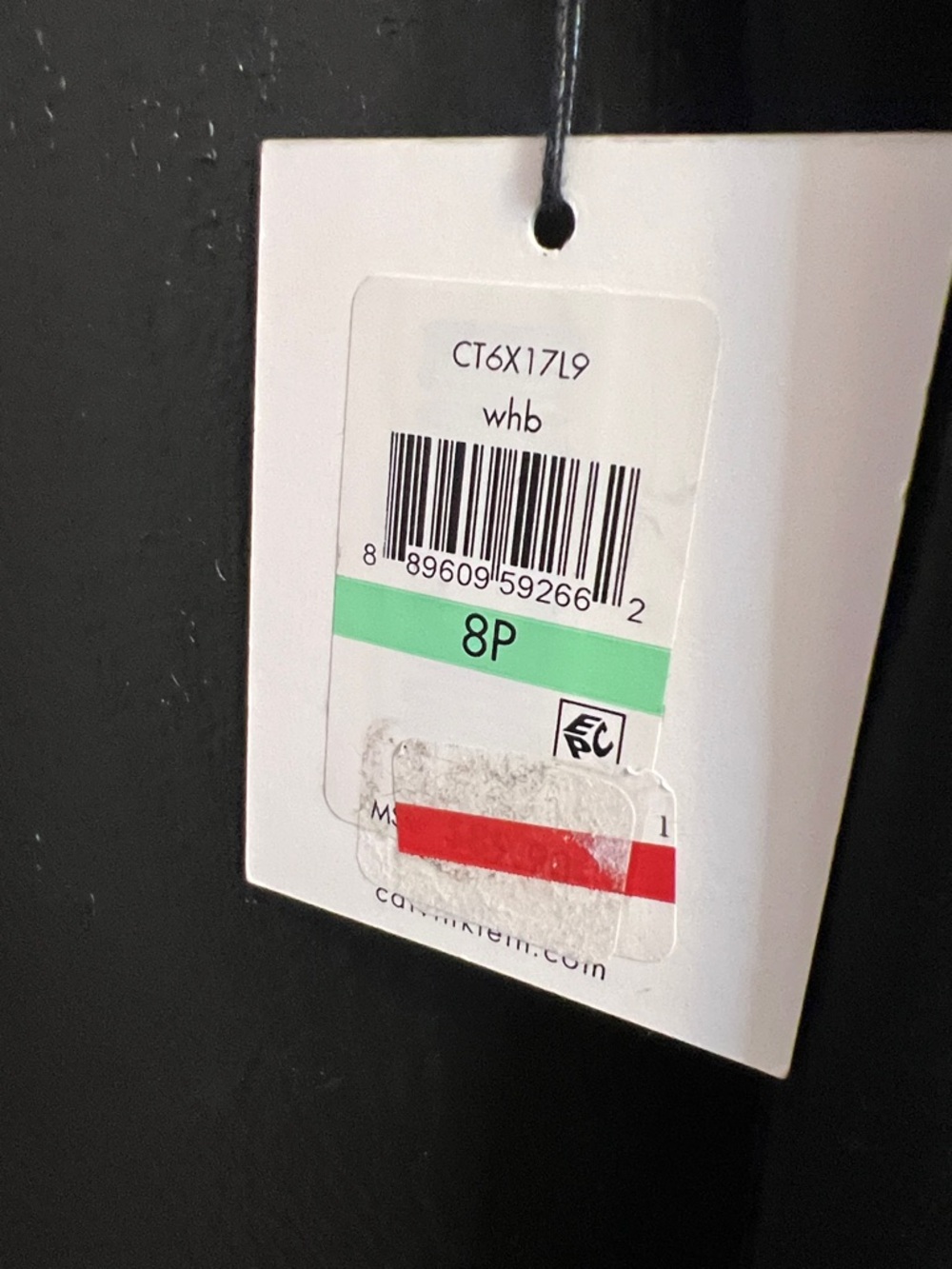 Calvin Klein Black and White Colorblock Sheath Midi Dress - Picture 3 of 4